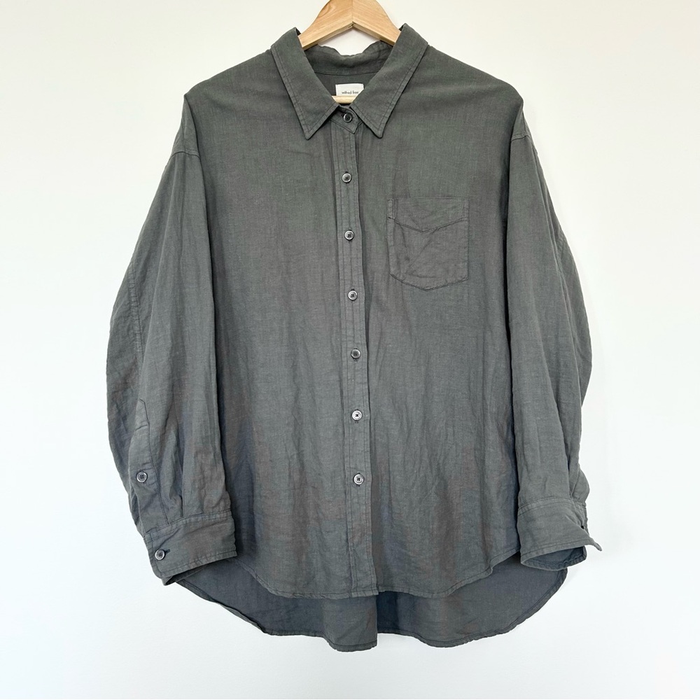 Aritzia Wilfred Free Relaxed Linen Shirt